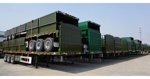 2/3/4 Axle Side Wall Trailer for Sale in Zimbabwe Harare