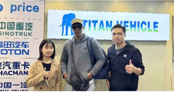 Tanzanian Customers Visited Tongya VEHICLE to Buy Flatbed Trailer
