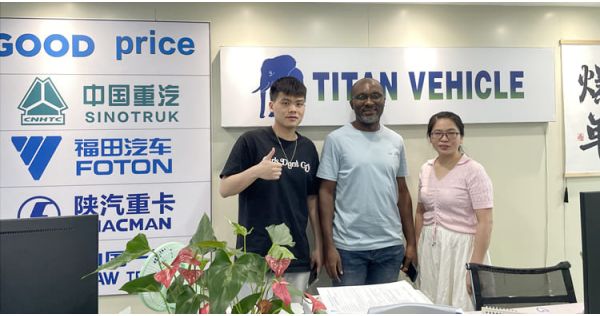 Cameroon Customer Purchased a 4 Axle End Dump Trailer and Reached a Cooperation Agreement