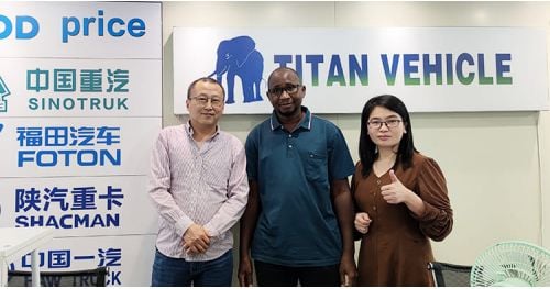 Zambia Customers Came to Tongya Vehicle to Purchase Tipper Trailer