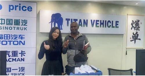 Senegal Customer Visits Tongya VEHICLE for 2 Axle Fence Cargo Trailer