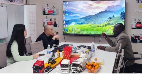 Zambian Customer Successfully Purchased 3 Axle Low Bed Trailer from Tongya