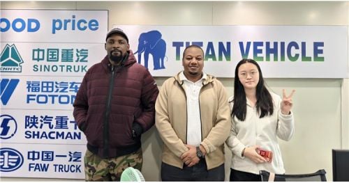 Guyana Customer Visit Tongya Buying Side Wall Trailer