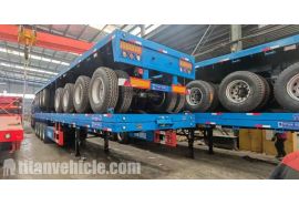 40Ft Tri Axle Flat Bed Trailer will be sent to Togo