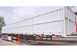 Triaxle 60 Ton Side Sall Trailer will be sent to Mozambique