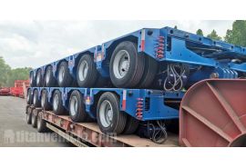 Hydraulic Axle Modular Trailer for Sale in Nigeria