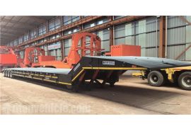 4 Axle Folding Gooseneck Trailer will be sent to Chile