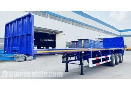 3 Axle 40 Ft Flat Bed Trailer will be sent to Tanzania