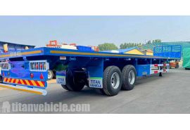 40 Ft Flatbed Trailer will be Shipped to Tanzania