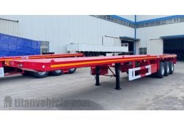 3 Axle Flatbed Semi Trailer Will Be Sent to Djibouti