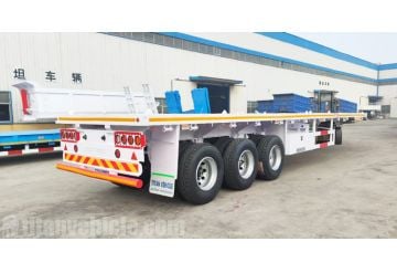 40 Ft Flatbed Trailer will be shipped to Congo