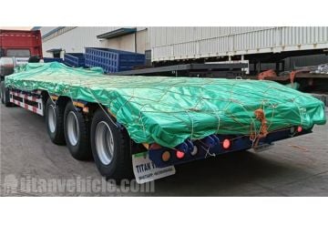 40ft Semi Lowbed Trailer will be sent to Nigeria Lagos