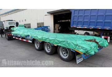 Tri Axle Drop Deck Trailer will be Exported to Namibia