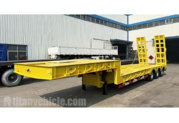 Tri Axle Low Low Bed Trailer will be Shipped to Philippines 