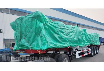 3 Axle 40ft Container Skeleton Trailer has been shipped to Jamaica 