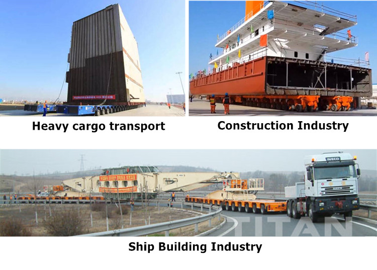 What is use of multi axle trailers in transportation?