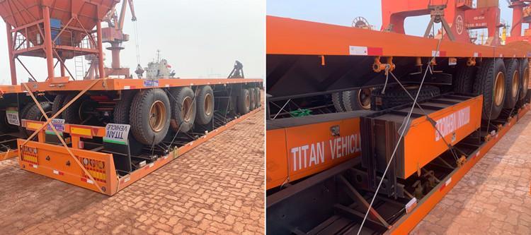 Tri Axle Flat Deck Trailer for Sale Best Manufacturer - Tongya Vehicle