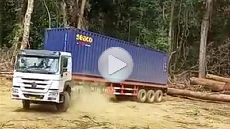 Tongya Triaxle Flatbed Trailer for Container Transport in Liberia