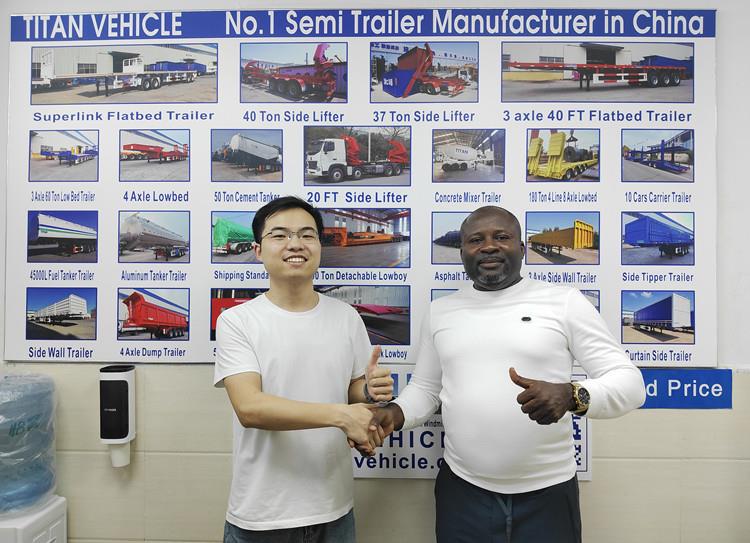 Nigeria Customer Selects Tongya Removable Gooseneck Trailer