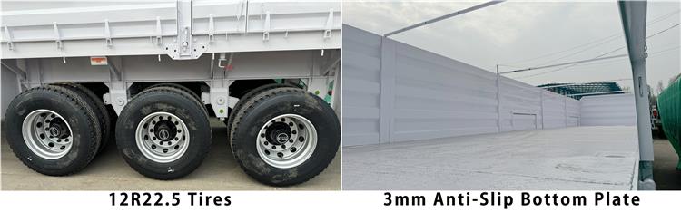 Tri Axle Side Door Trailer for Sale In Uganda