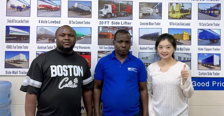 Tongya Vehicle Tri Axle Trailer for Sale in Uganda