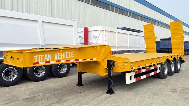Tongya Lowbed Trailer for Excavator Transport in Namibia