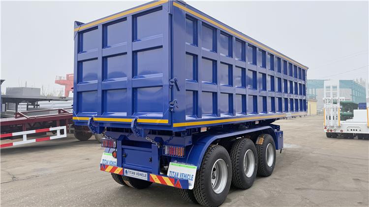 Tri Axle Dump Trailer for Sale In Tanzania