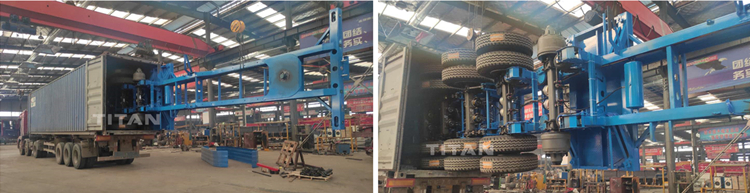 Tongya skeletal semi trailer