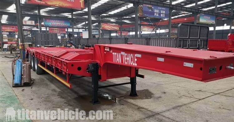 3 Axle Lowbed Semi Trailer For Sale In Tanzania