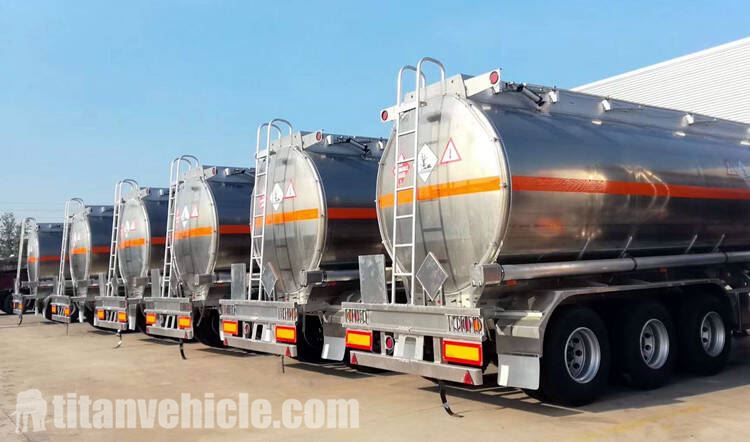 Factory Show Of Aluminum Fuel Tanker Trailer for Sale Price