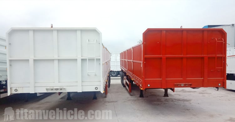 Tri Axle Side Wall Truck Trailer for Sale in Nigeria