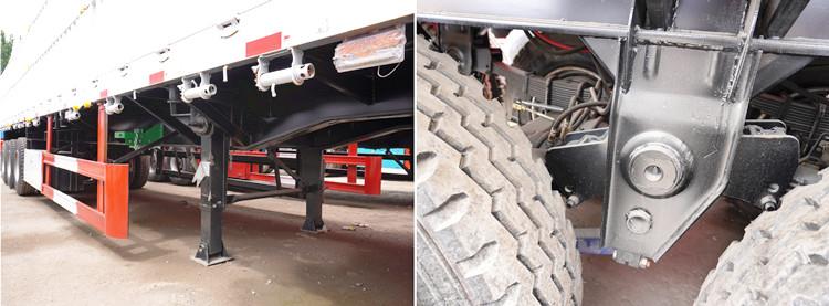 Triaxle 60 Ton Side Sall Trailer for Sale in Mozambique