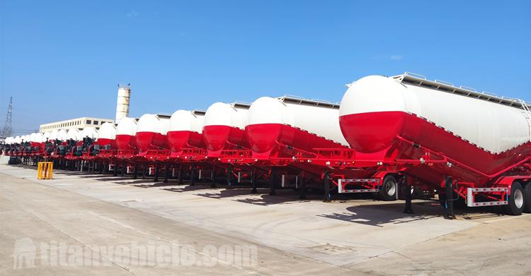 Tri Axle Cement Powder Tanker Trailer Manufacturer