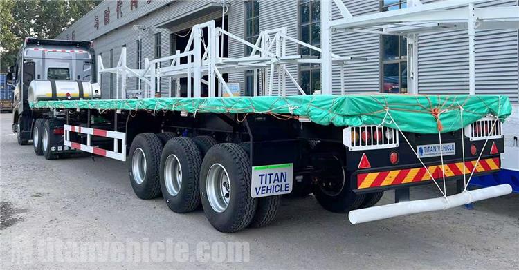 Flatbed Truck Trailer for Sale In Dominica