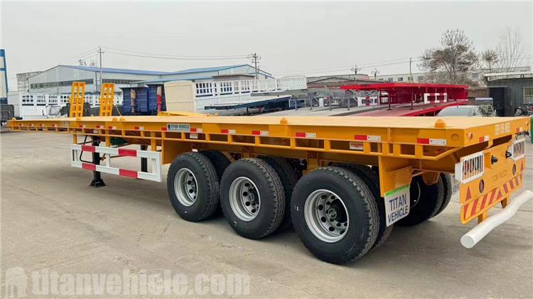 Triple Axle 40ft Flat Deck Trailer for Sale In Guam
