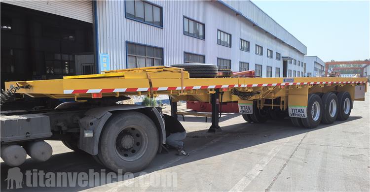 Tri Axle 25m Extendable Trailer for Sale In Guyana