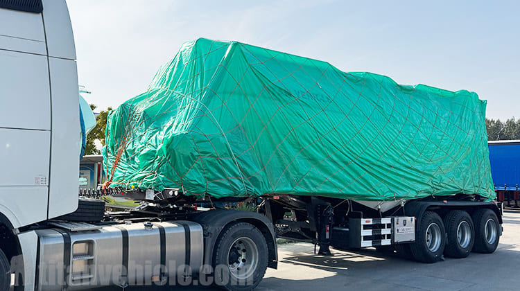 Tri Axle Dry Bulk Trailer for Sale in Cameroon