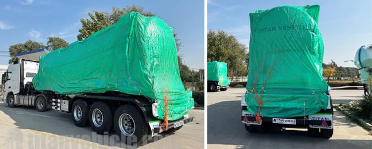 Tri Axle Dry Bulk Trailer for Sale in Cameroon