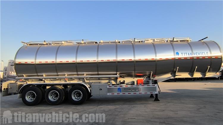 Tri Axle Stainless Steel Tanker Trailer for Sale In United Arab Emirates