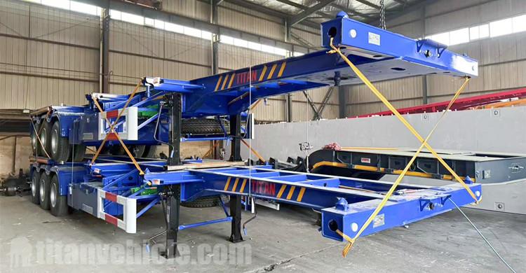 2 Units of Tri Axle Chassis Trailer will be sent to Tanzania