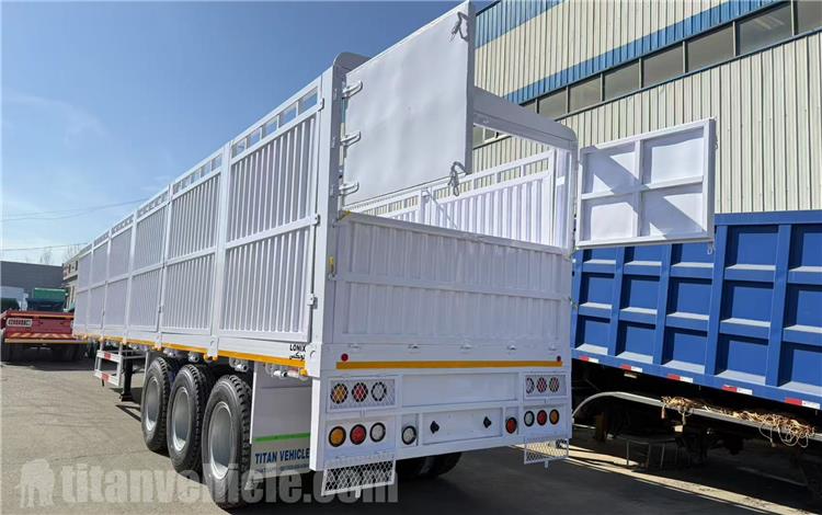 Tir Axle Fence Cargo Trailer for Sale In Tanzania