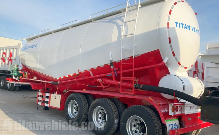 Tongya Dry Bulk Cement Tanker Trailer for Sale in Ghana