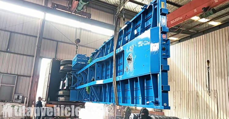 Tri Axle Flatbed Trailer for Sale in Zambia