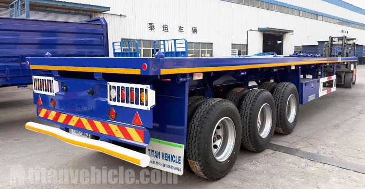 Tri Axle 40 Ft Flatbed Trailer Prices for Sale in Guyana