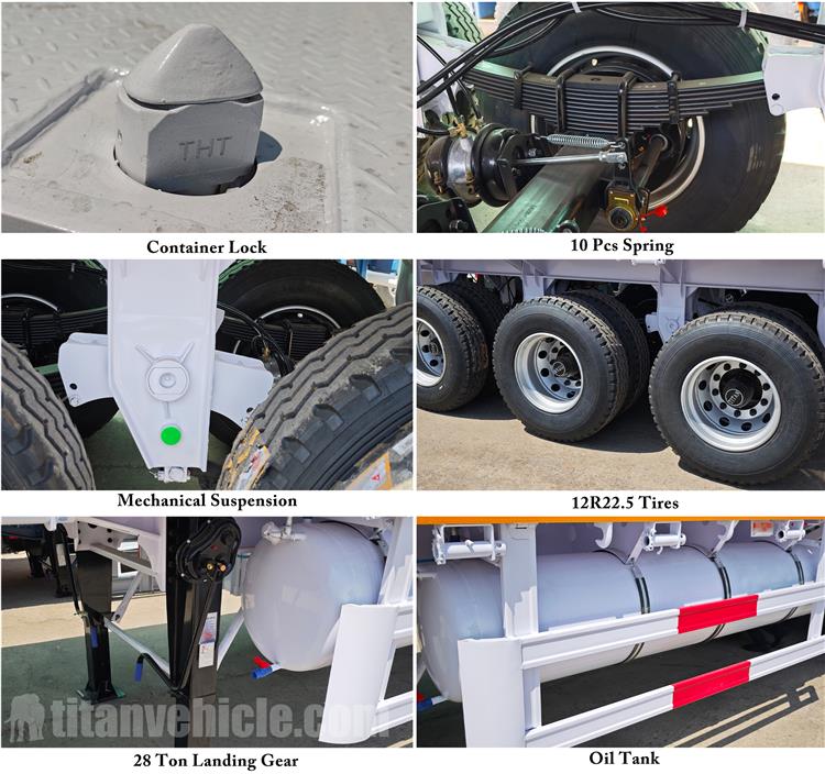 Tri Axle Flatbed Trailer for Sale In United Arab Emirates