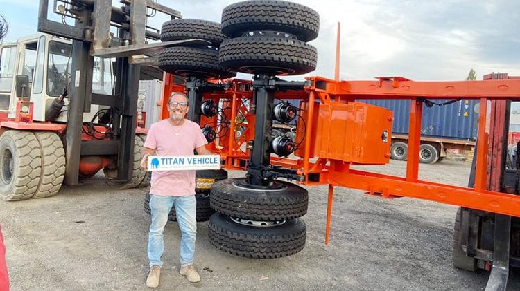 2 axle skeleton trailer customer review