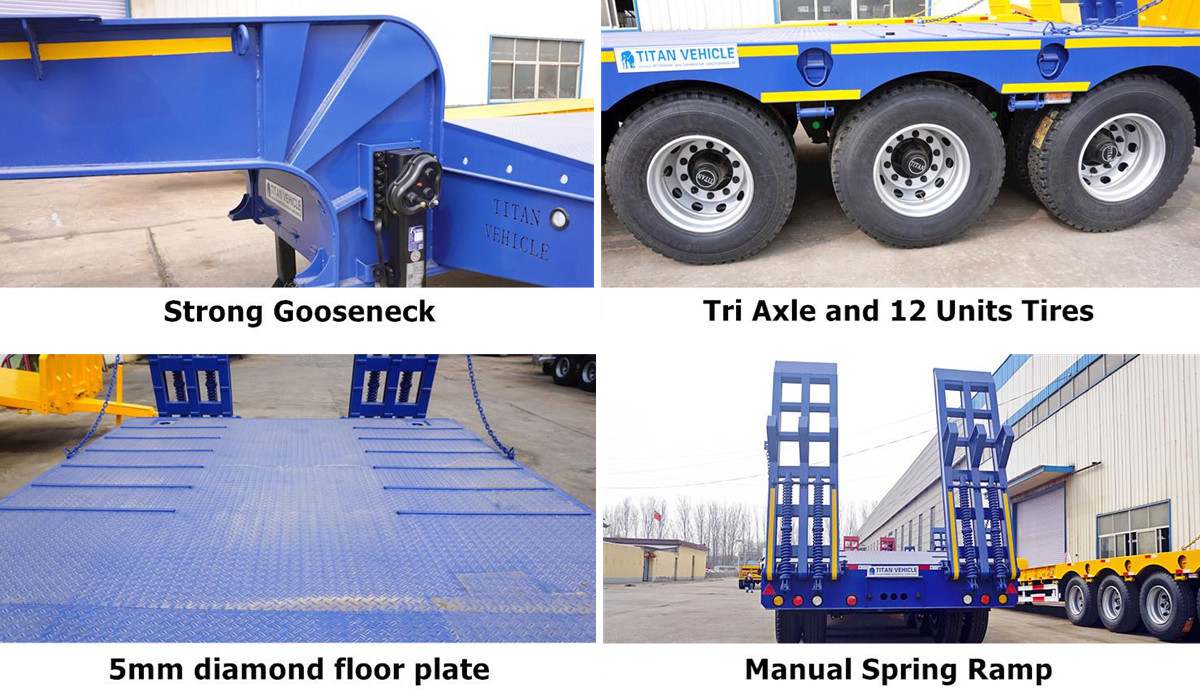 Promotion! Tongya Lowbed Trailer Spot Sale Price