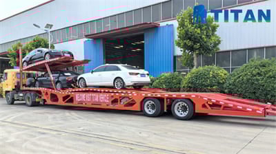 Test of Car Carrier Trailer Transport Cars