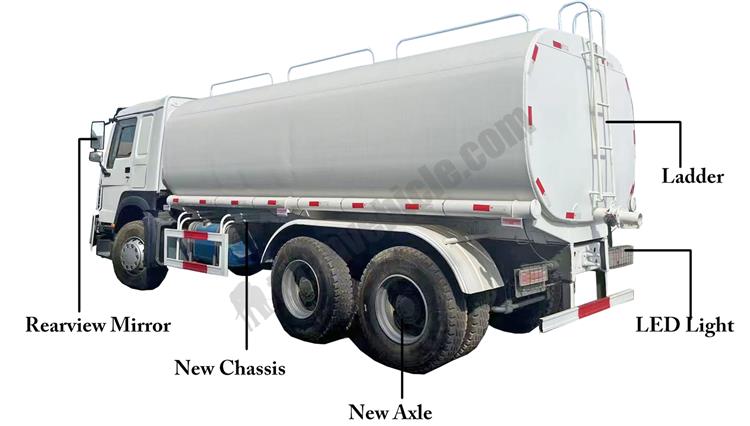 Used Howo Water Tanker Truck for Sale In Guam