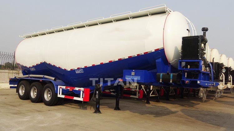 Tongya Feature dry bulk cement tanker trailer